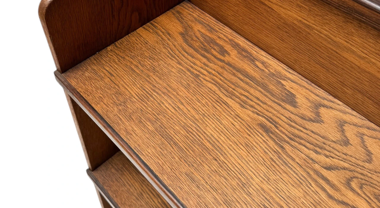 Art Deco Modernist Open Bookcase by P.E.L. Izeren for De Genneper Molen, 1920s